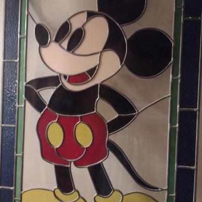 Stained Glass Mickey Mouse