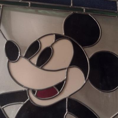 Stained Glass Mickey Mouse