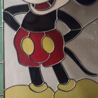 Stained Glass Mickey Mouse