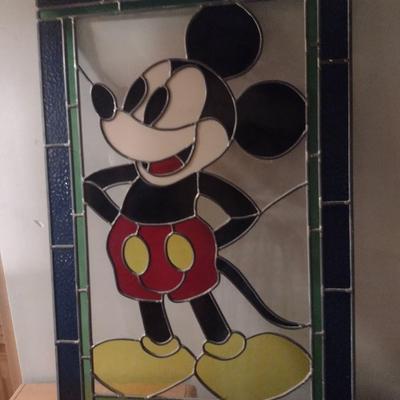 Stained Glass Mickey Mouse