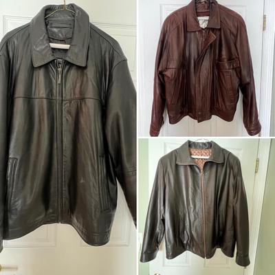 Men’s Leather Jackets Size XL (GBC-RG)