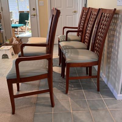 Six Pennsylvania House Lattice Back Chairs (DR-DZ)