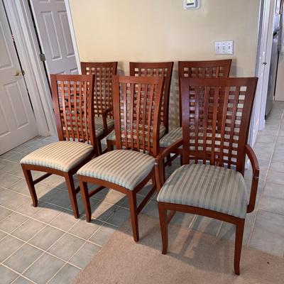Six Pennsylvania House Lattice Back Chairs (DR-DZ)