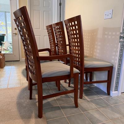 Six Pennsylvania House Lattice Back Chairs (DR-DZ)