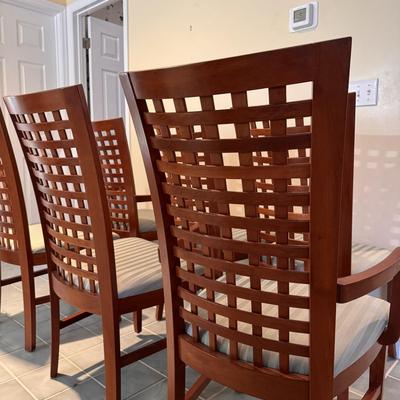 Six Pennsylvania House Lattice Back Chairs (DR-DZ)