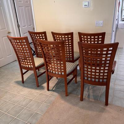 Six Pennsylvania House Lattice Back Chairs (DR-DZ)