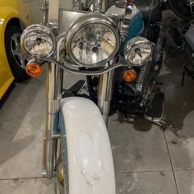 2017 Crushed Ice Pearl/Frosted Teal Softail Harley Davidson