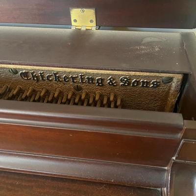 Chickering Upright Piano & Bench (BD-MG)