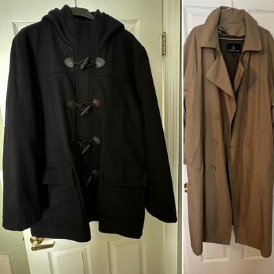 Tommy Hilfiger Wool Peacoat & London Fog Trench Coat - Men’s XXL (GBC-RG)