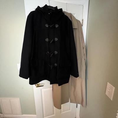 Tommy Hilfiger Wool Peacoat & London Fog Trench Coat - Men’s XXL (GBC-RG)