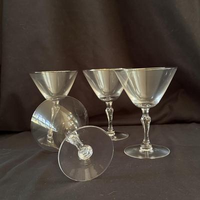 Fostoria Platinum Rim Glassware (DR-DZ)