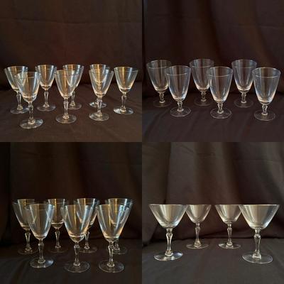 Fostoria Platinum Rim Glassware (DR-DZ)
