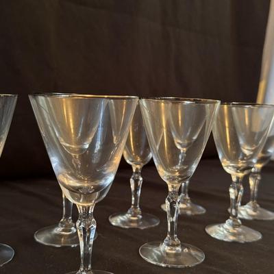 Fostoria Platinum Rim Glassware (DR-DZ)