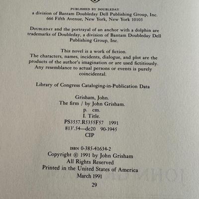 John Grisham Novels Including 1st Editions (PBC-DZ)