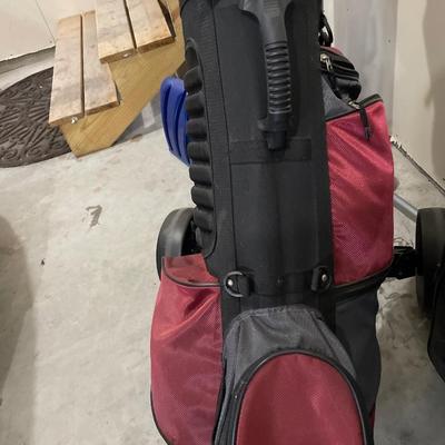 Golden Bear golf clubs & bag