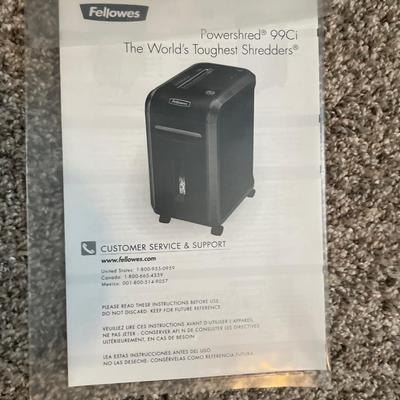 Fellowes 99CI shredder