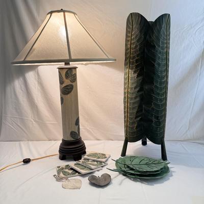 Leaf Decor and Frederick Cooper Lamp (LR-DZ)