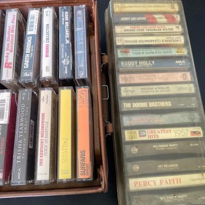 CDs and cassette tapes