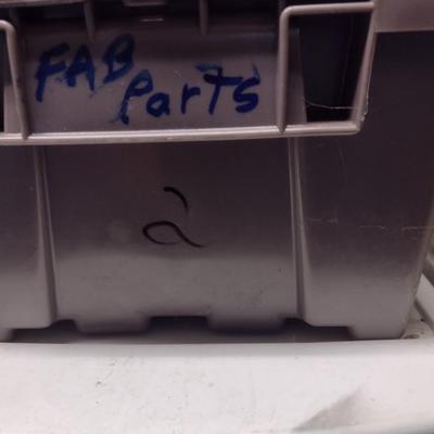 Assortment of Cast Aluminum and Metal Pieces for Fabrication Projects (Gray Box 2)