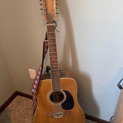 Conrad acoustic guitar and stand