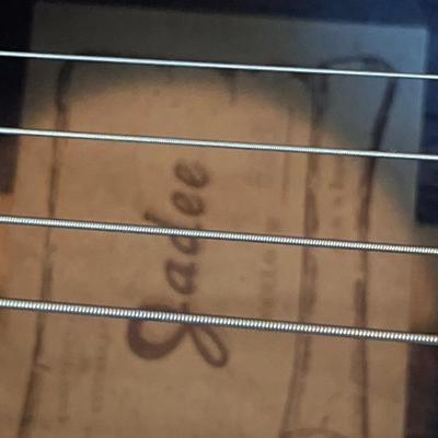 Jadee acoustic guitar and case