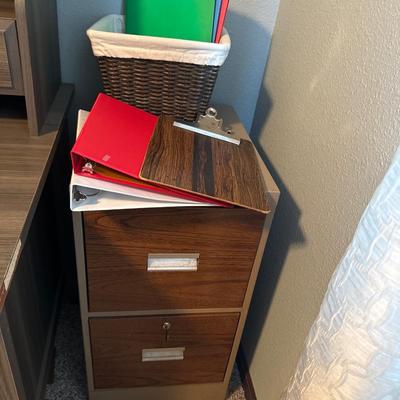 2 drawer metal filing cabinet