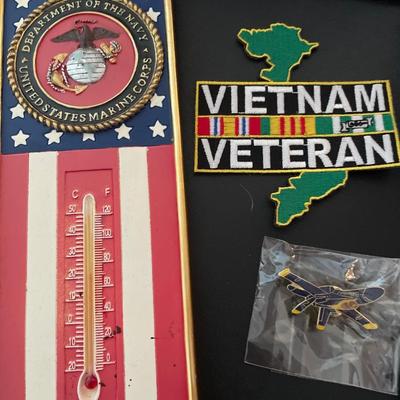 Flag and military items