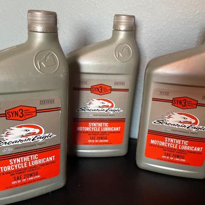 3 bottles Screaming Eagle oil