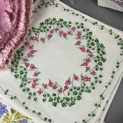 444 Large Swedish Linen Hand Loomed Tablecloths Lot