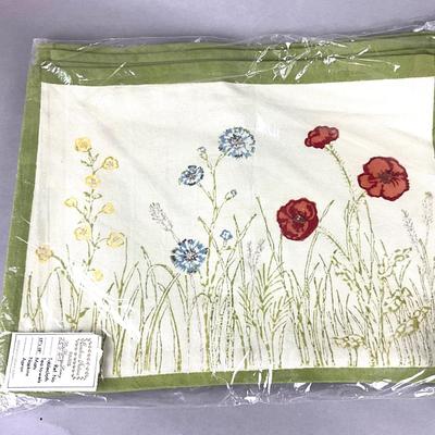 451 Set of New Couleur Nature Handmade French Placemats & Napkins