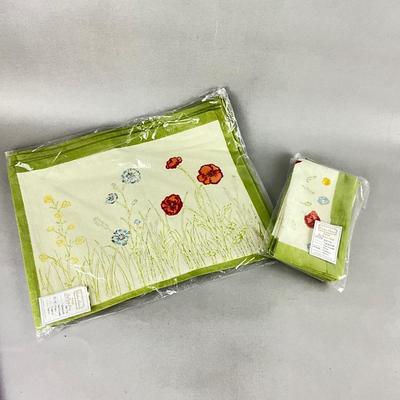 451 Set of New Couleur Nature Handmade French Placemats & Napkins