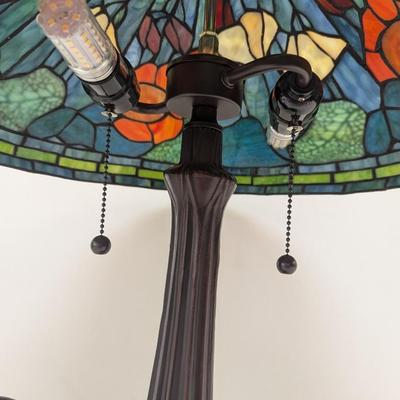 Tiffany Style Stained Glass Table Lamp