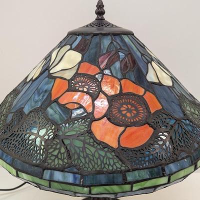 Tiffany Style Stained Glass Table Lamp