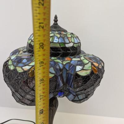 Tiffany Style Stained Glass Table Lamp