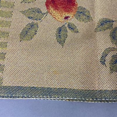 454 Large EKLUND Linen Set with Fruit Motif