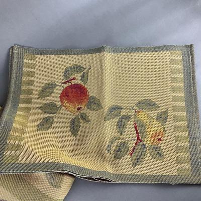 455 Lot of EKLUND Pear and Apple Table Linens