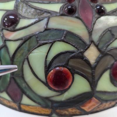 Tiffany Style Stained Glass Table Lamp