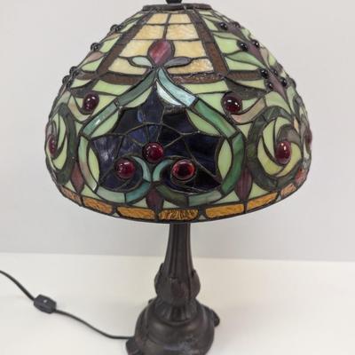 Tiffany Style Stained Glass Table Lamp