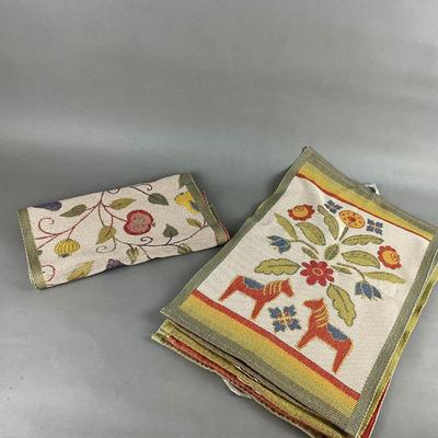 456 Large Lot of EKLUND Tea Towels and Runner