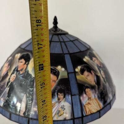 Elvis Presley Stained Glass Table Lamp
