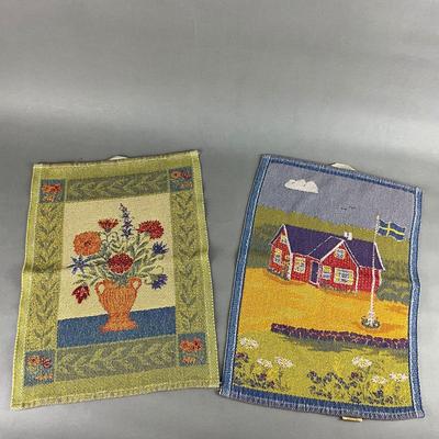 457 Lot of EKLUND Linen Tea Towels and Runner