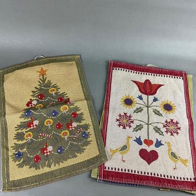 457 Lot of EKLUND Linen Tea Towels and Runner
