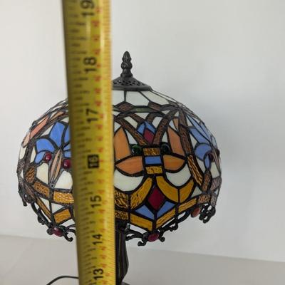 Tiffany Style Stained Glass Table Lamp