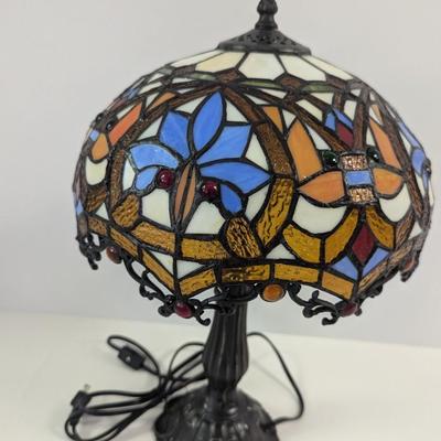 Tiffany Style Stained Glass Table Lamp