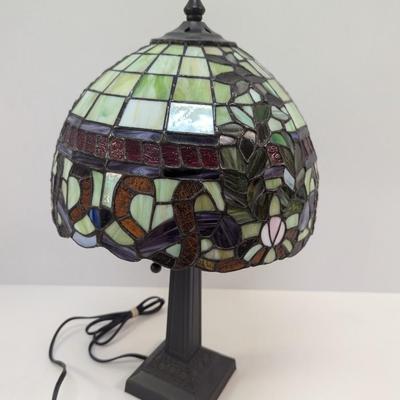 Tiffany Style Stained Glass Table Lamp