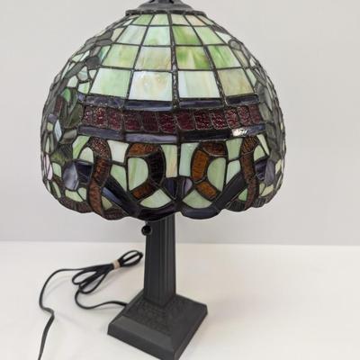 Tiffany Style Stained Glass Table Lamp