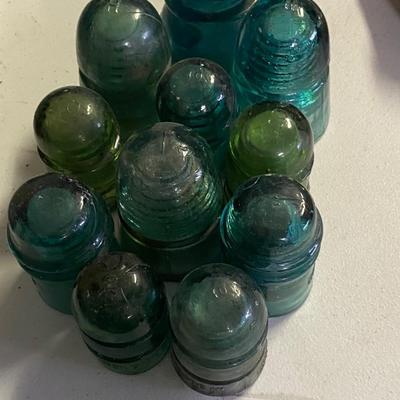 Vintage Glass Insulators