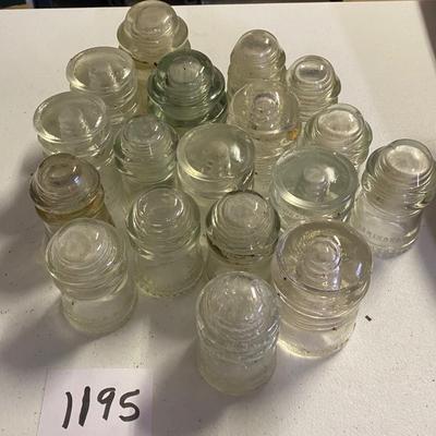 Vintage Glass Insulator Lot