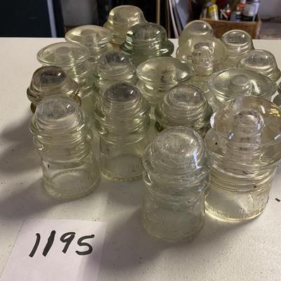 Vintage Glass Insulator Lot