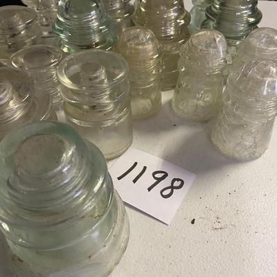 Vintage Glass Insulator Lot
